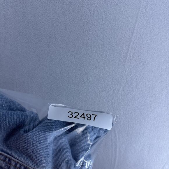 Vintage Levis Jeans Fits 30x27 Blue Denim Orange Tab 80s USA made Faded Light - Picture 15 of 15